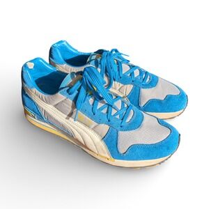 Puma TX-3 Retro Style Blue Yellow Sneakers Men's Size 12‎